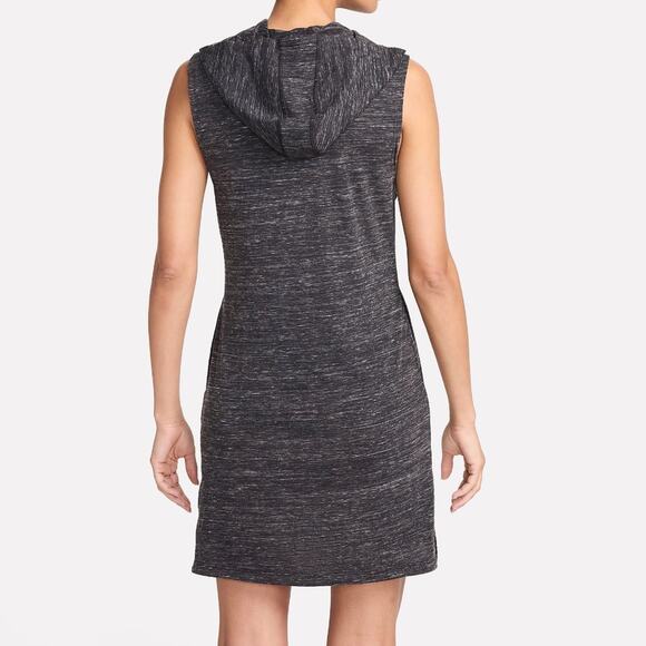 Nike Swim Essential Women's Hooded Cover Up dress dark gray - S - Picture 2 of 12